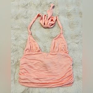 Edikted Self Tie Halter Top S